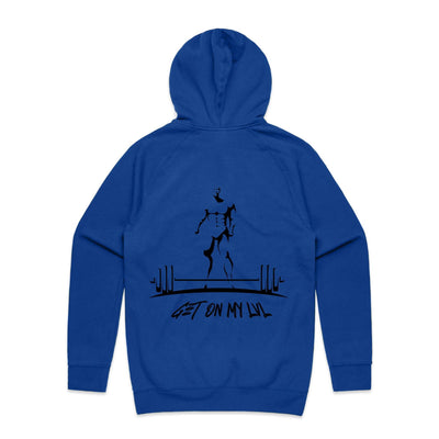 GET ON MY LVL - Mens Pocket Hoodie - BACK PRINT