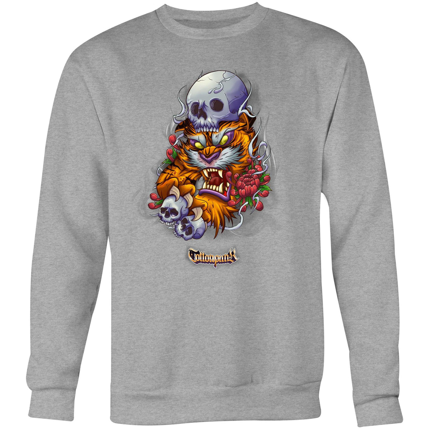 TIGER - Mens Sweatshirt - FRONT PRINT