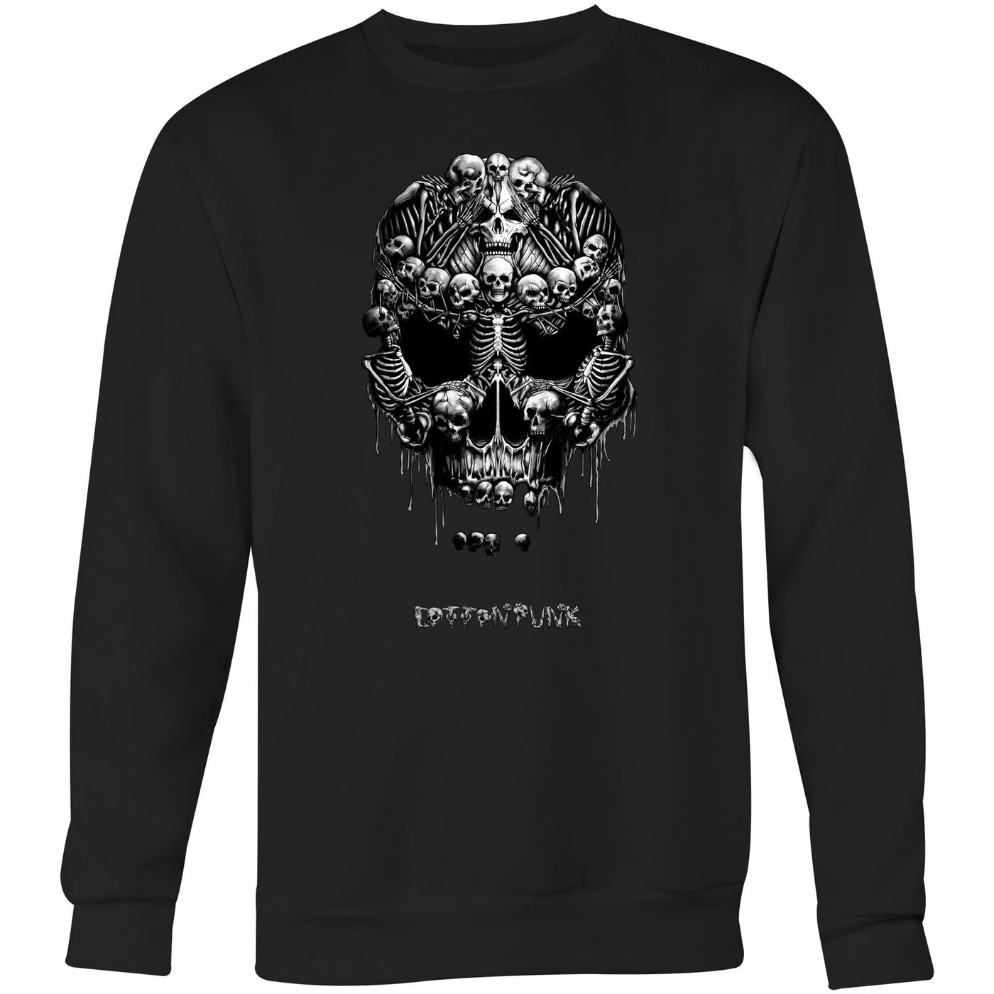 IT'S GETTING DARK - Mens Sweatshirt - FRONT PRINT