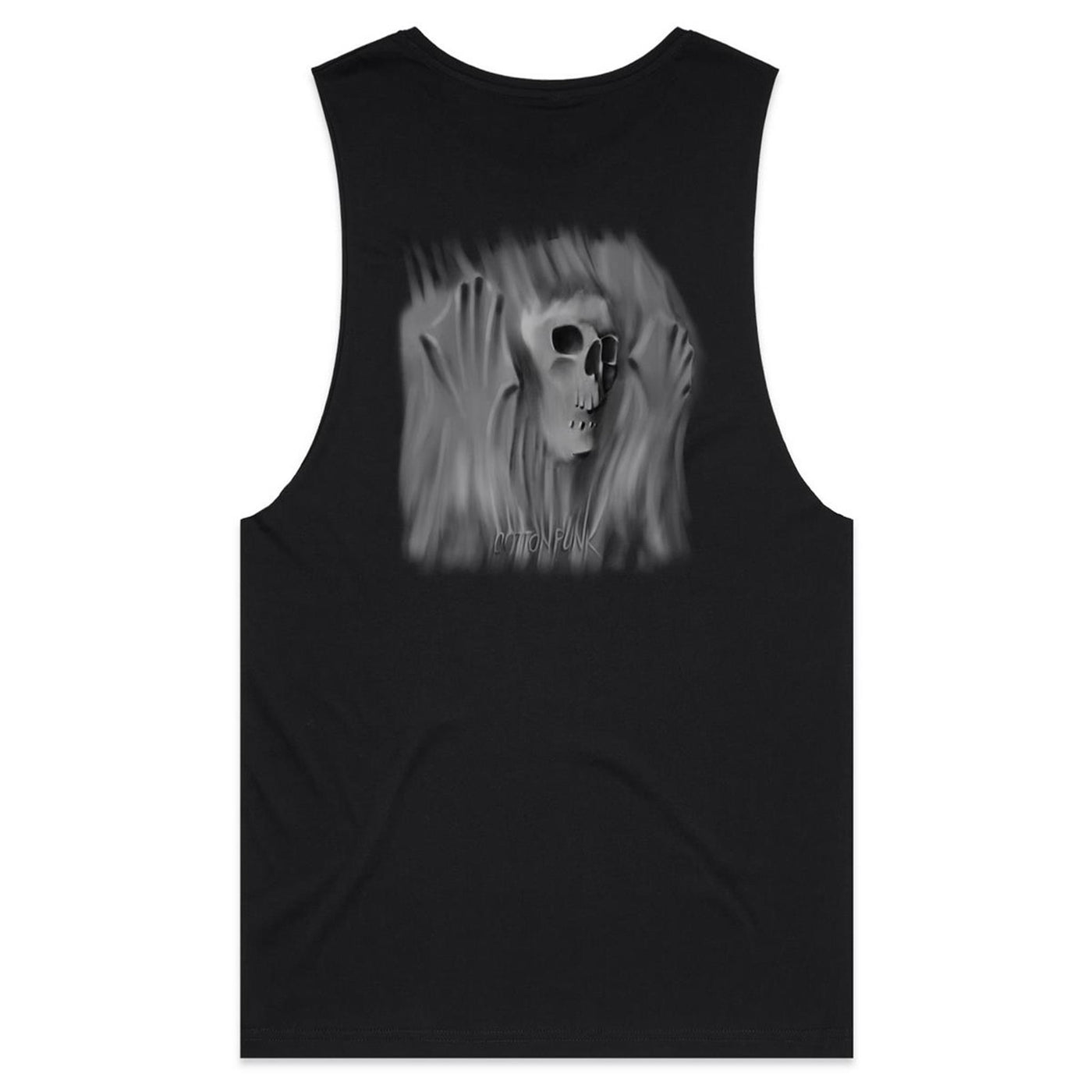 HERE'S JOHNNY - Mens Sleeveless T-Shirt - BACK PRINT