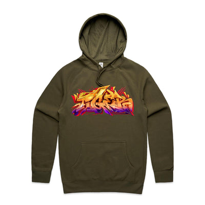 TIGER (R) - Mens Pocket Hoodie - FRONT PRINT