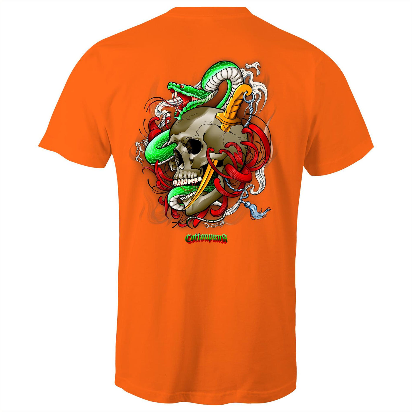 SNAKE - Mens T-Shirt - BACK PRINT