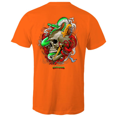 SNAKE - Mens T-Shirt - BACK PRINT