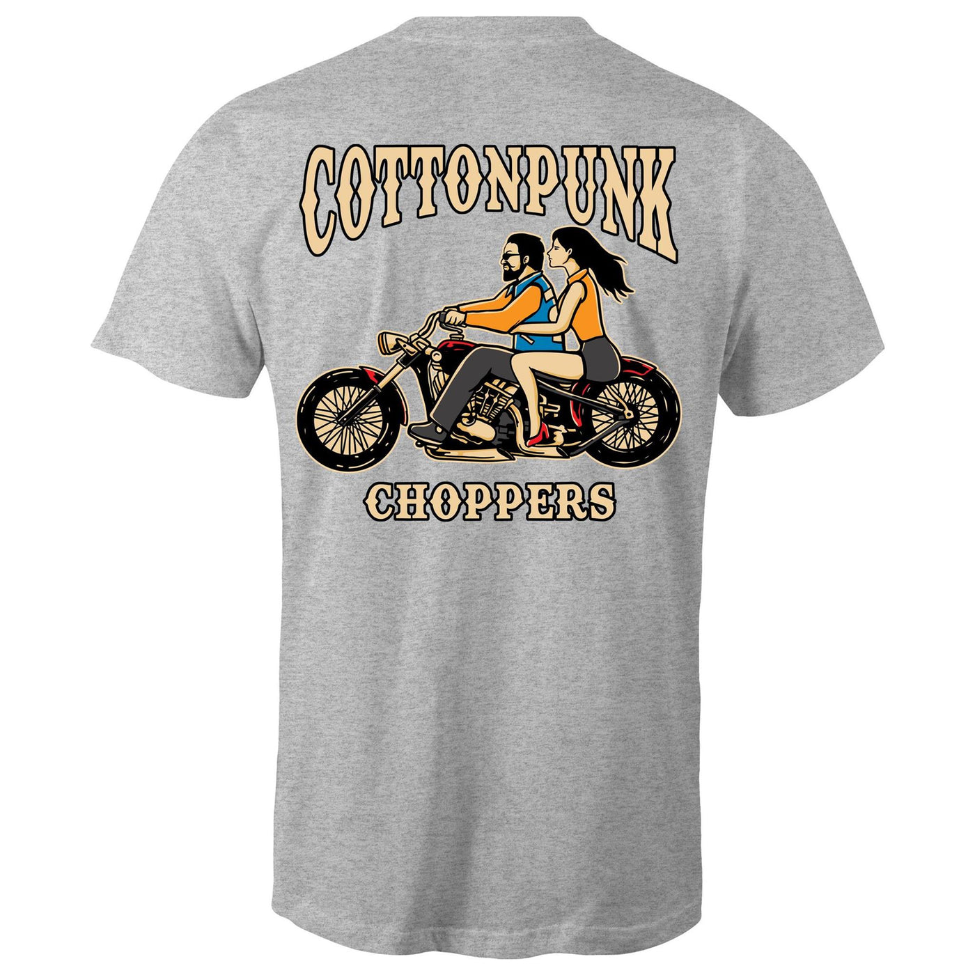 COTTONPUNK CHOPPERS - Mens T-Shirt - BACK PRINT