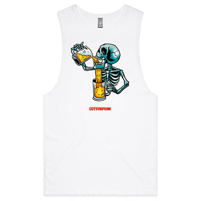 FOREVER HAPPY HOUR - Mens Sleeveless T-Shirt - FRONT PRINT