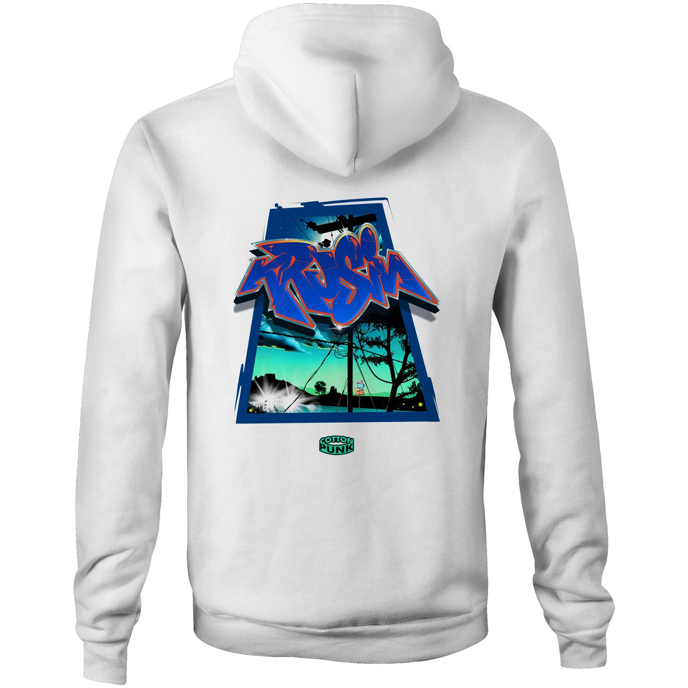 KRUSIN - Mens Pocket Hoodie - BACK PRINT