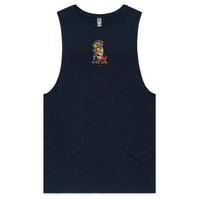 SYCHO (R) - Mens Sleeveless T-Shirt - BACK PRINT