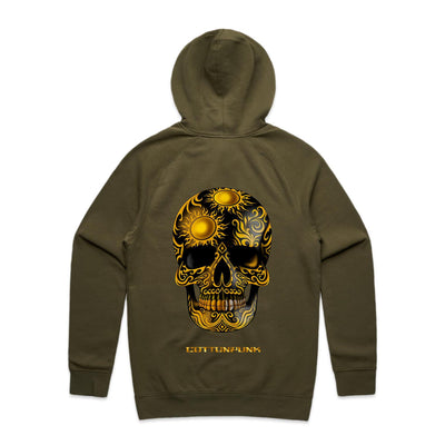 DEATH BY SUNRISE - Mens Pocket Hoodie - BACK PRINT