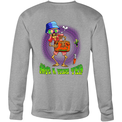 HAVE A NICE TRIP 2 - Mens Sweatshirt - BACK PRINT