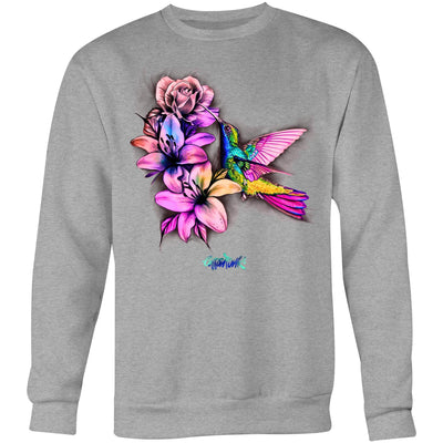 HUMMINGBIRD - Womens Sweatshirt - FRONT PRINT