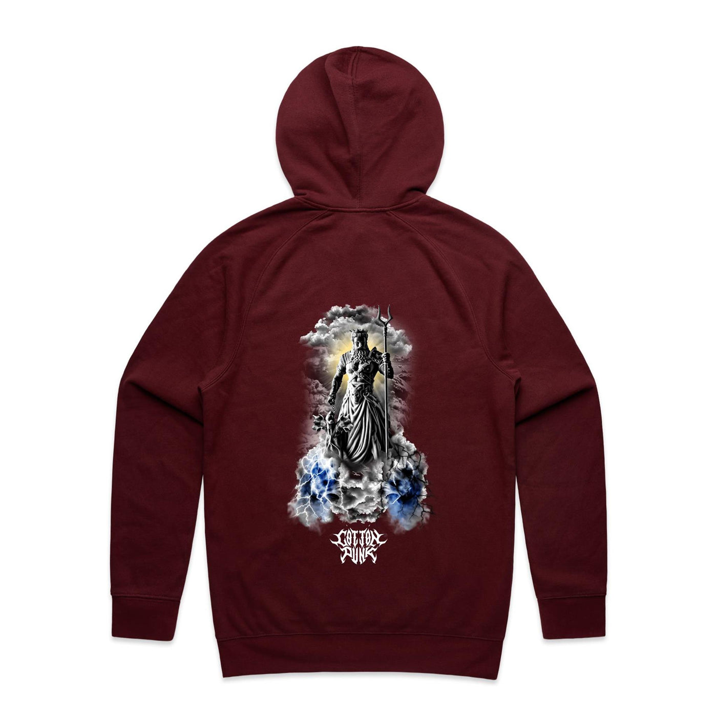 GOD WARRIOR - Mens Pocket Hoodie - BACK PRINT