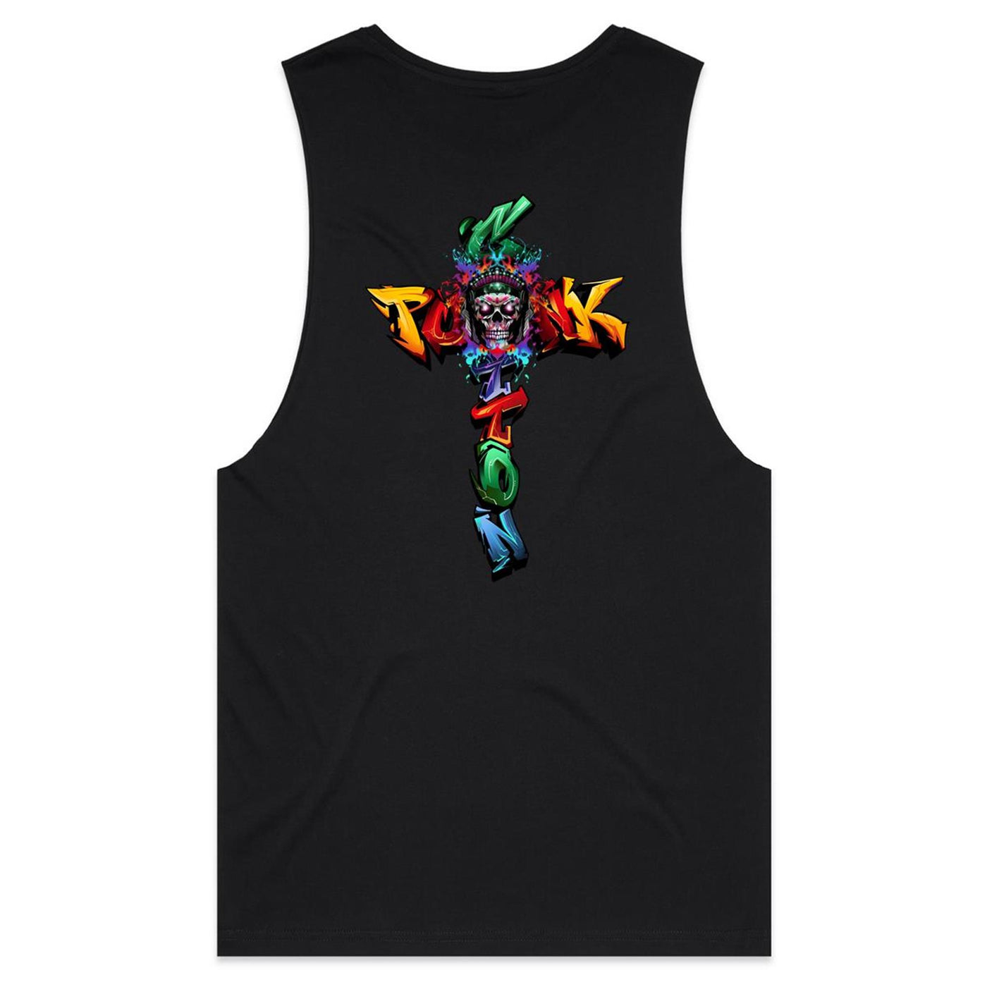 COTTONPUNK X SPLASH - Mens Sleeveless T-Shirt - BACK PRINT