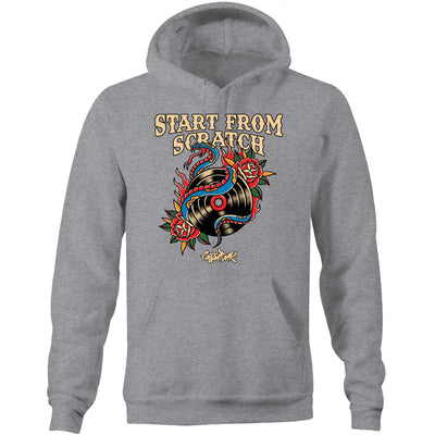 START FROM SCRATCH - Mens Pocket Hoodie - FRONT PRINT