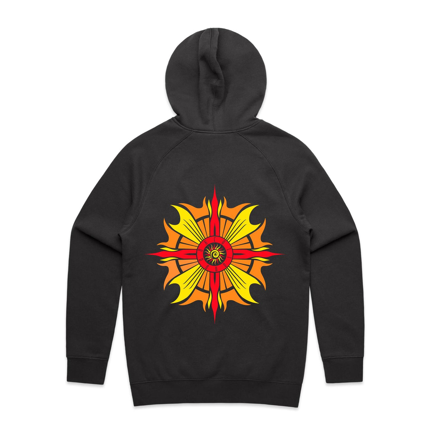 SUNDANCE II - Mens Pocket Hoodie - BACK PRINT