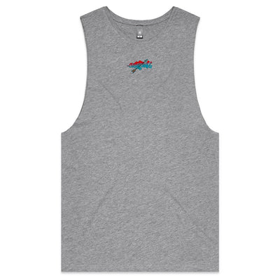 BIRD OF PREY - Mens Sleeveless T-Shirt - BACK PRINT