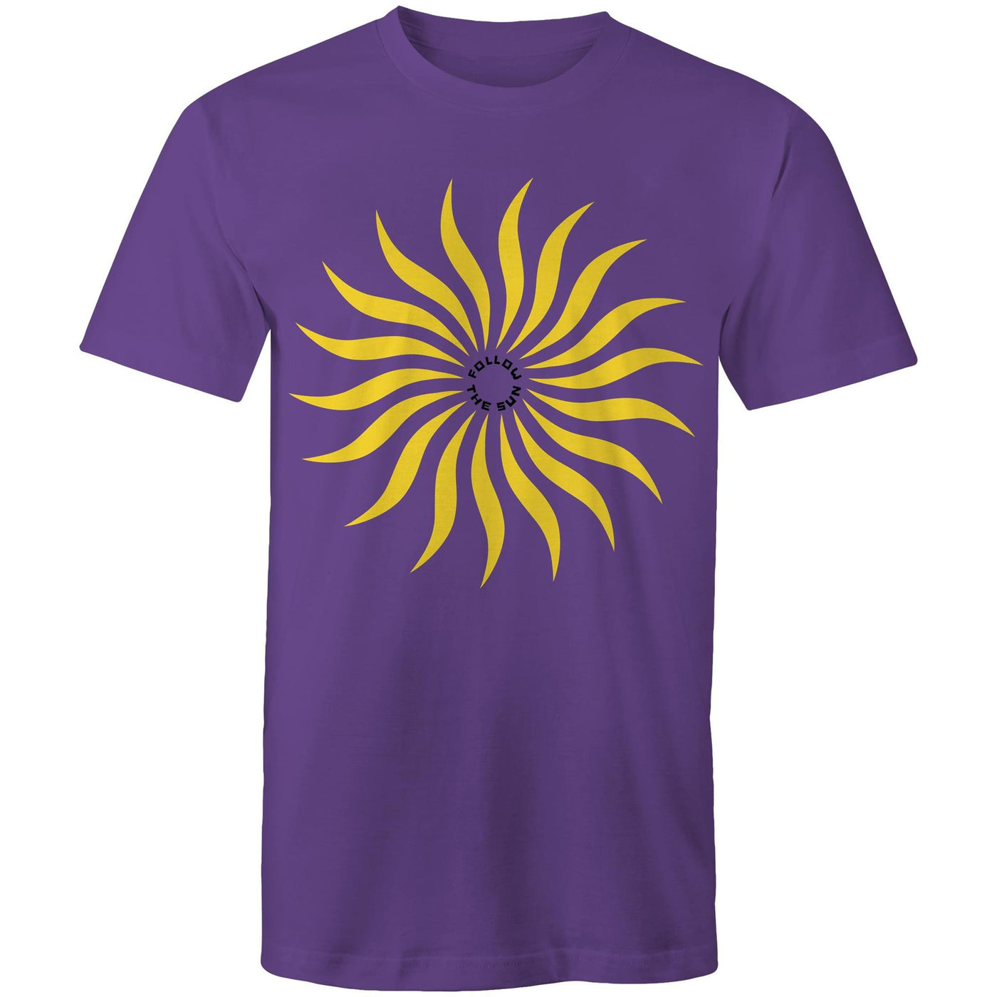 FOLLOW THE SUN II - Mens T-Shirt - FRONT PRINT