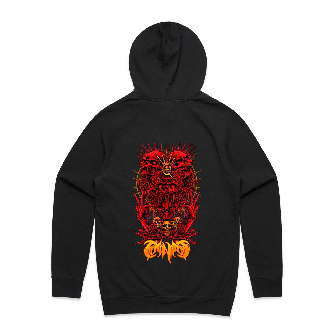 PARANOID III - Mens Pocket Hoodie - BACK PRINT