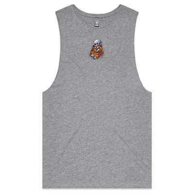 SPIRIT TIGER - Mens Sleeveless T-Shirt - BACK PRINT