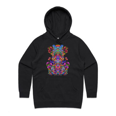 EGO TRIP - Womens Pocket Hoodie - FRONT PRINT