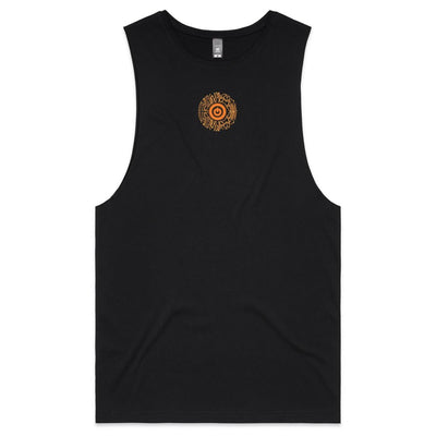 LOADING MATRIX 2 - Mens Sleeveless T-Shirt - BACK PRINT