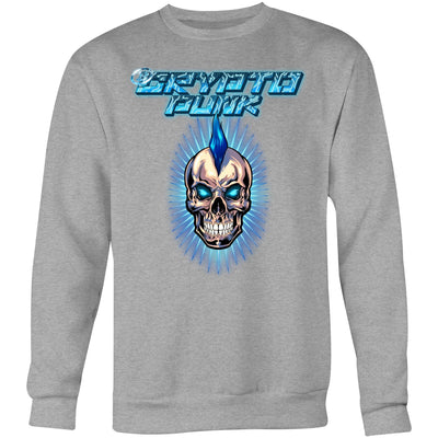 CRYPTO PUNK - Mens Sweatshirt - FRONT PRINT