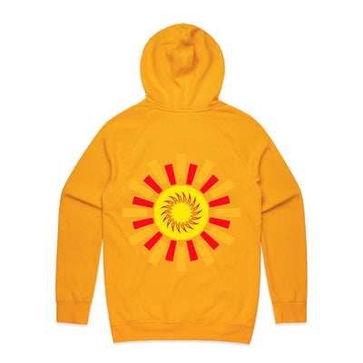 SUNDANCE II (R) - Mens Pocket Hoodie - BACK PRINT