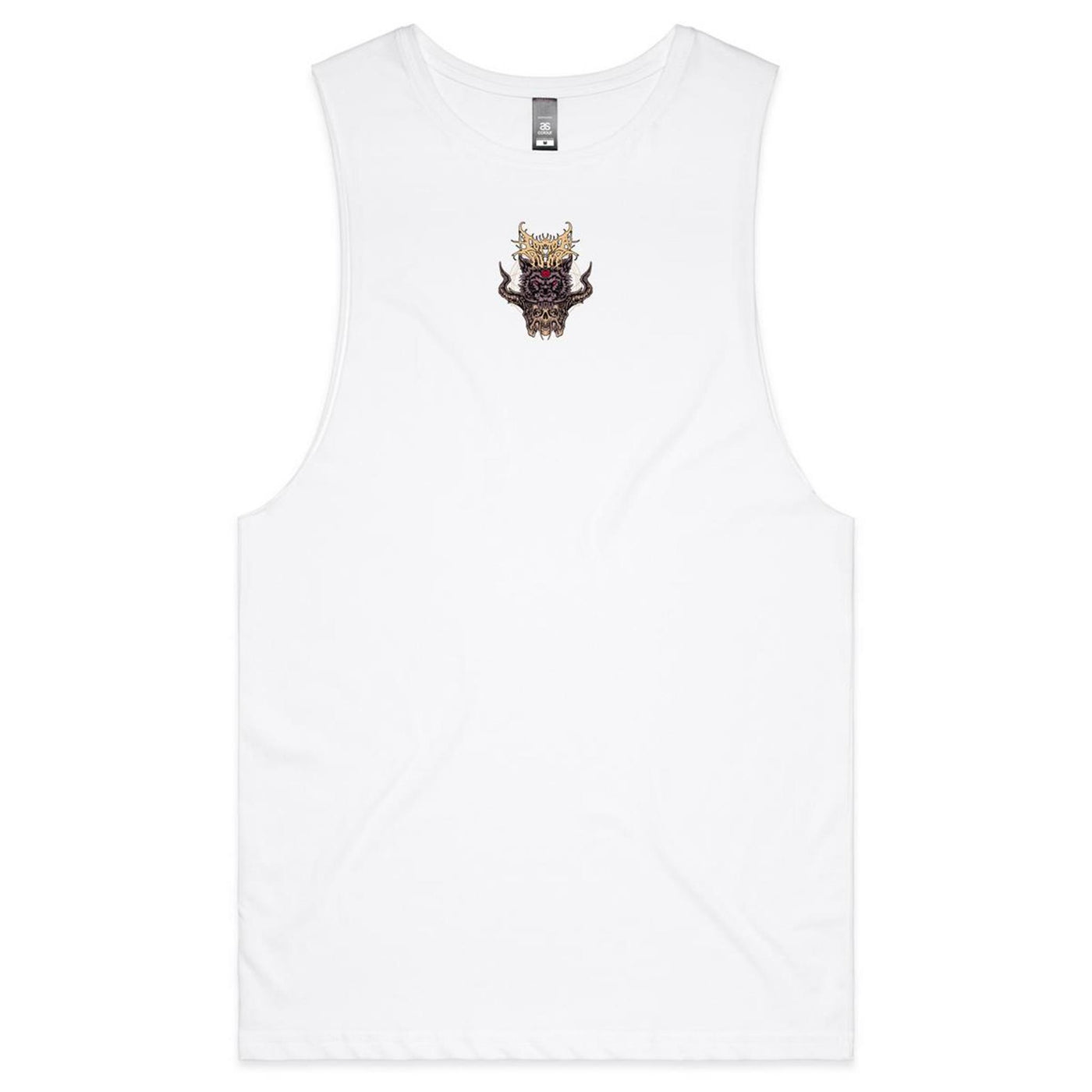 ALMOST HUMAN - Mens Sleeveless T-Shirt - BACK PRINT