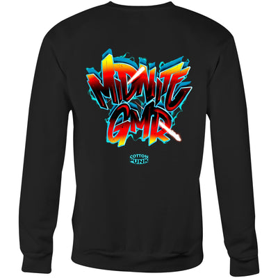 MIDNITE GMR - Mens Sweatshirt - BACK PRINT