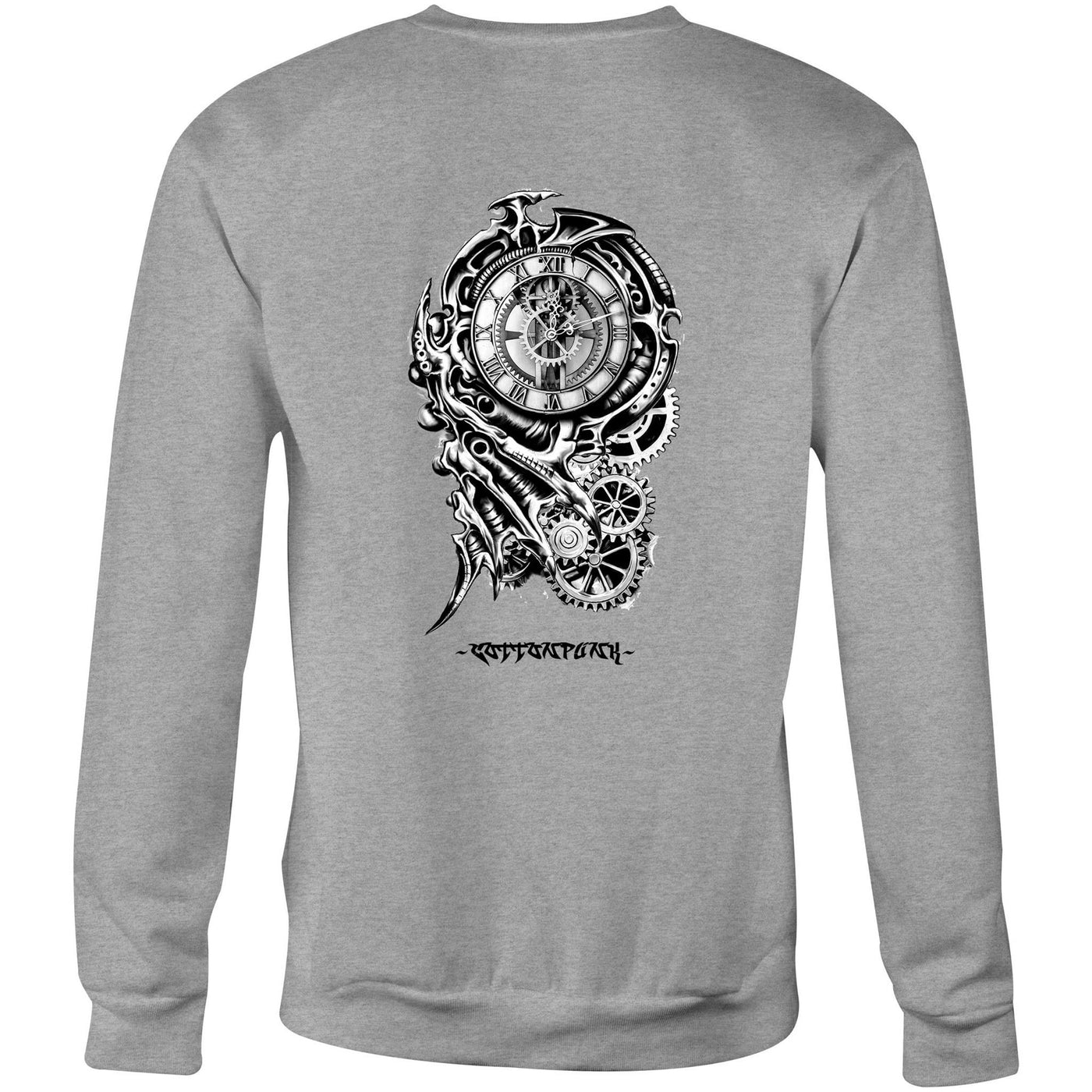 TIME KILLA 2 - Mens Sweatshirt - BACK PRINT