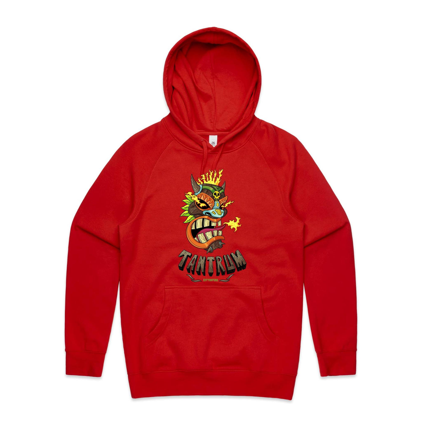 TANTRUM - Mens Pocket Hoodie - FRONT PRINT