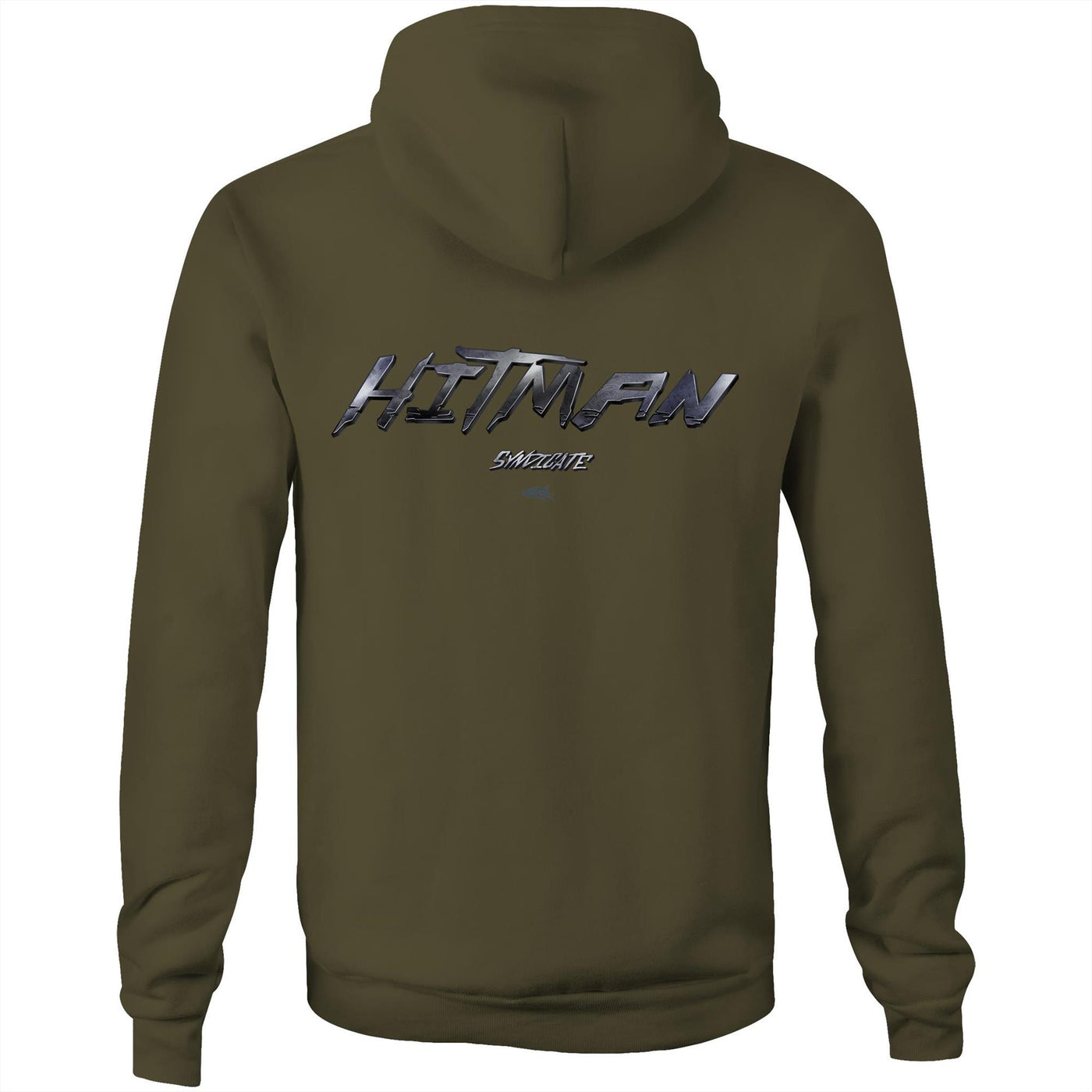 HITMAN - Mens Pocket Hoodie - BACK PRINT