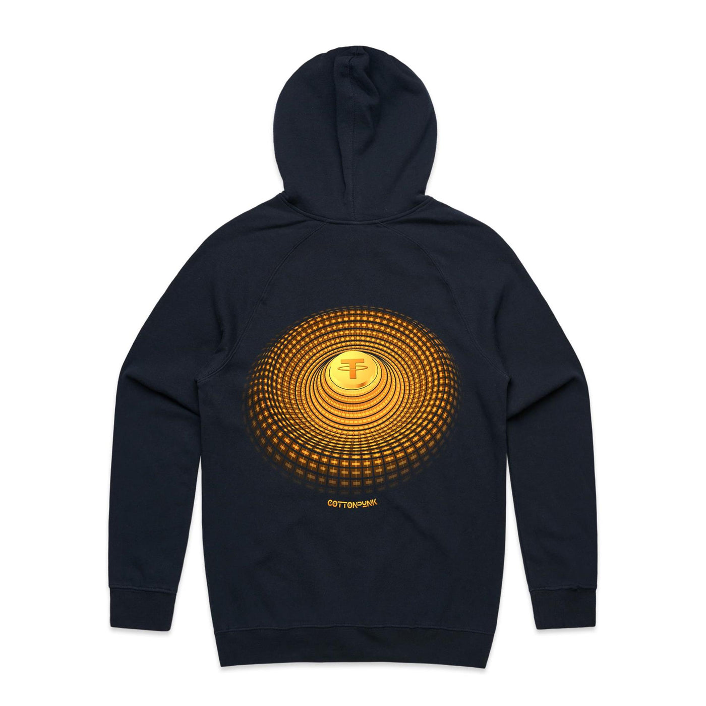 TETHER II - Mens Pocket Hoodie - BACK PRINT