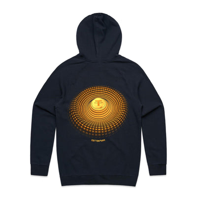 TETHER II - Mens Pocket Hoodie - BACK PRINT