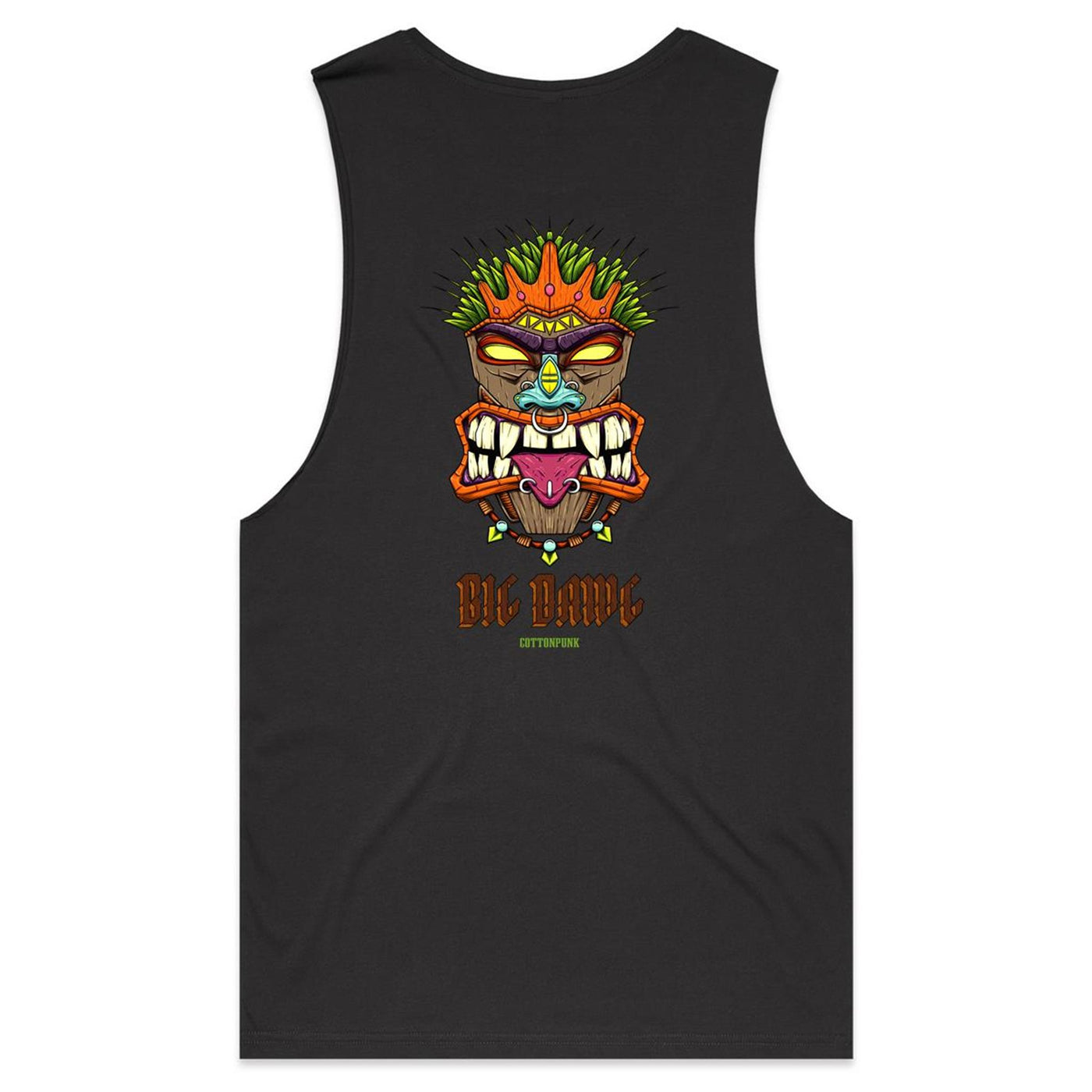 BIG DAWG - Mens Sleeveless T-Shirt - BACK PRINT