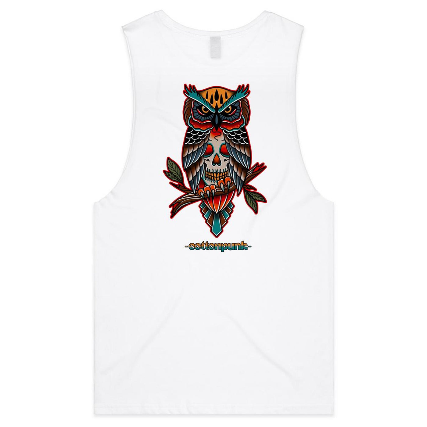 HIDEOUT - Mens Sleeveless T-Shirt - BACK PRINT