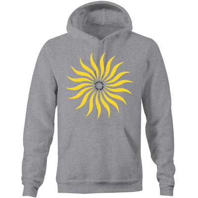 FOLLOW THE SUN II - Mens Pocket Hoodie - FRONT PRINT