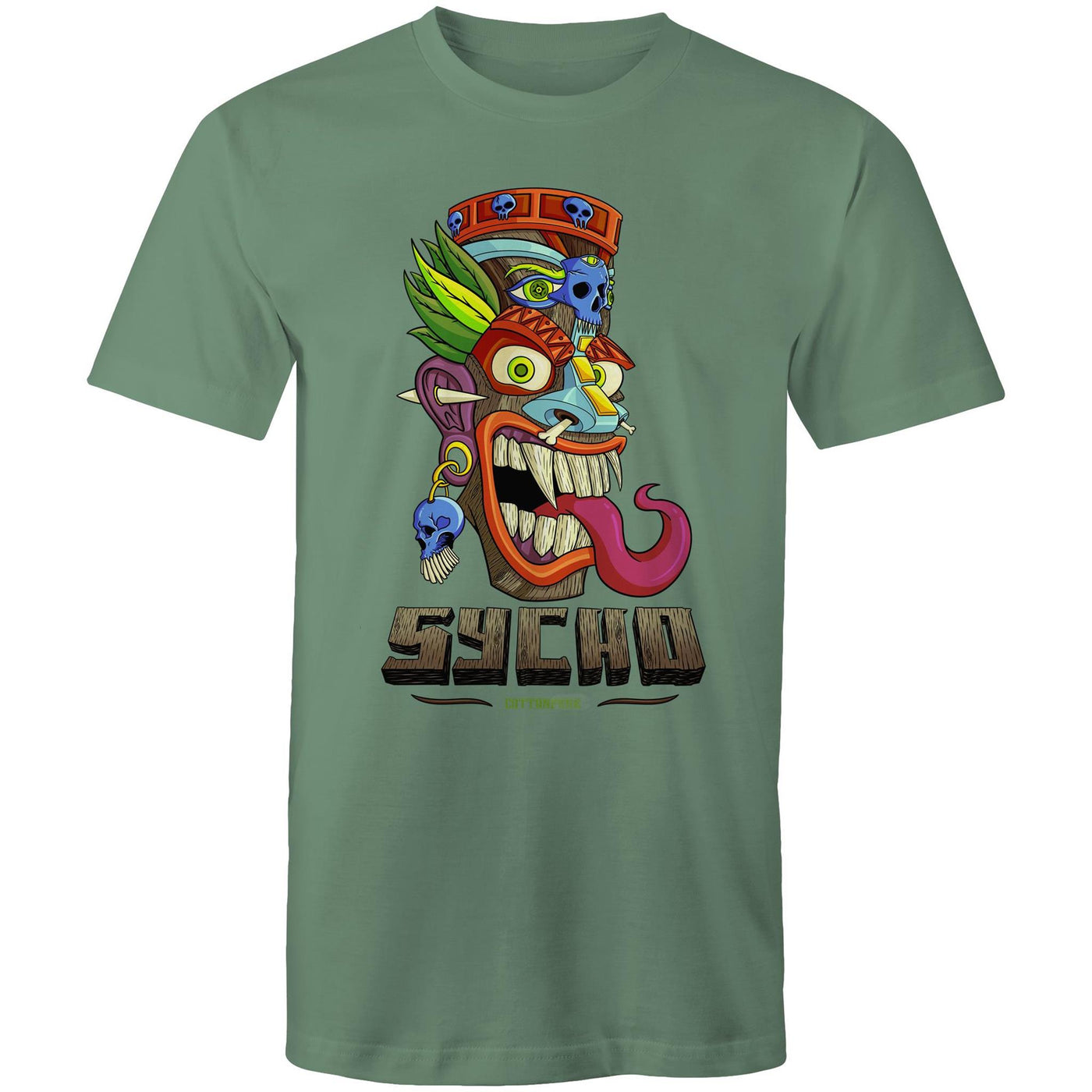 SYCHO - Mens T-Shirt - FRONT PRINT