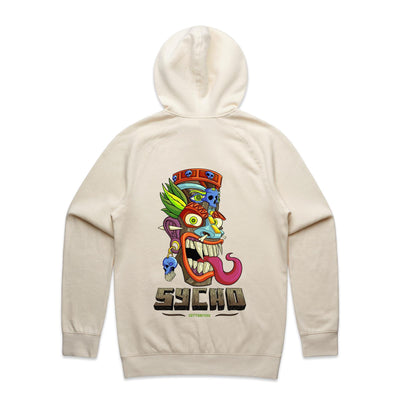 SYCHO - Mens Pocket Hoodie - BACK PRINT