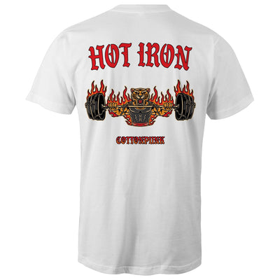 HOT IRON - Mens T-Shirt - BACK PRINT