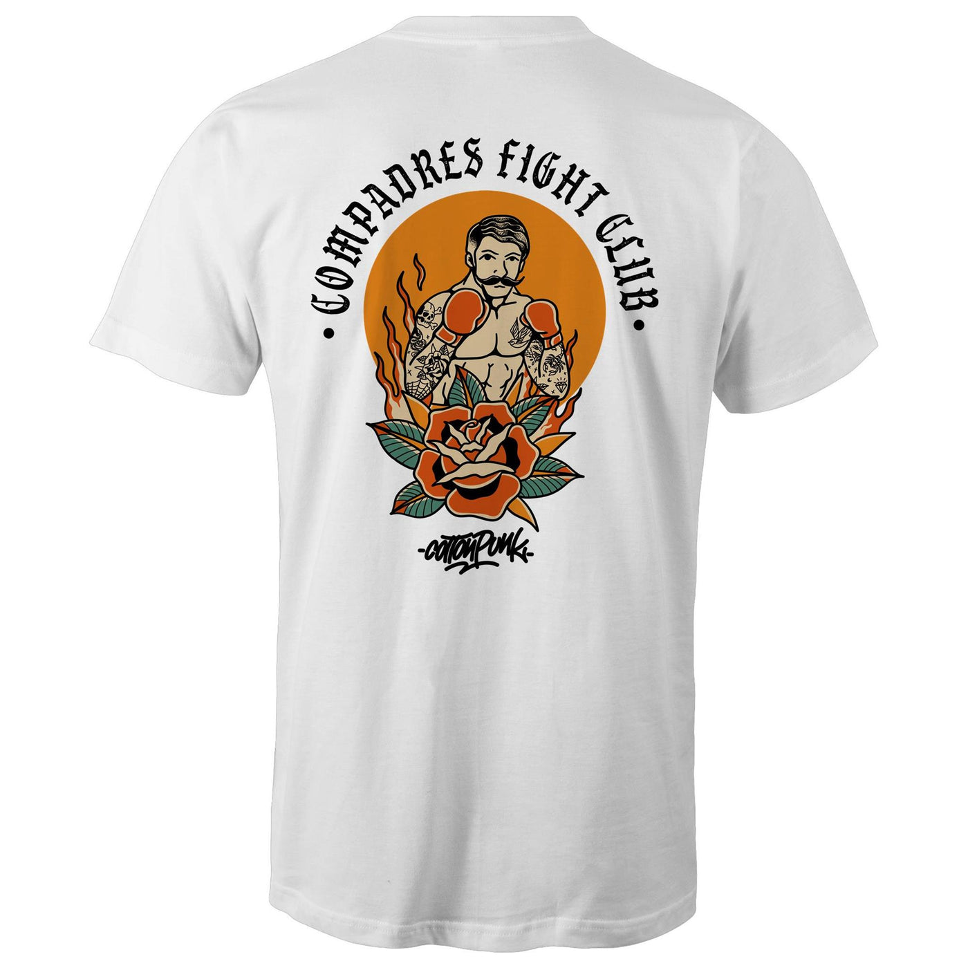 COMPADRES - Mens T-Shirt - BACK PRINT