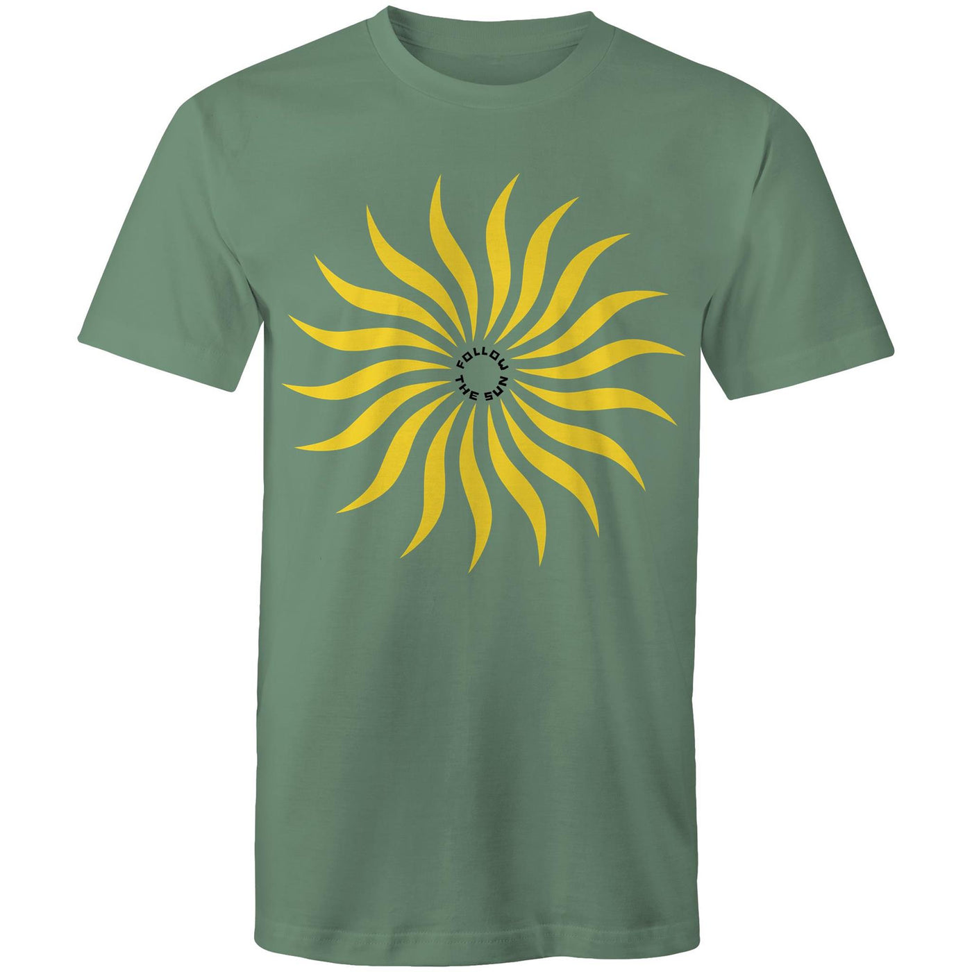 FOLLOW THE SUN II - Mens T-Shirt - FRONT PRINT