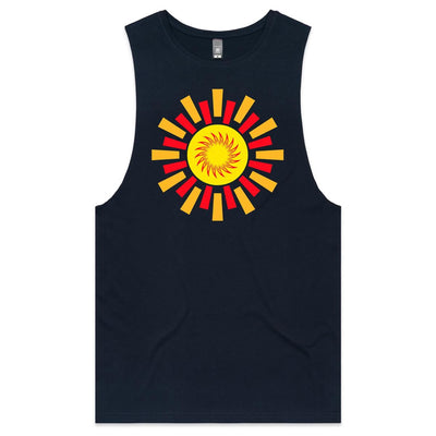 SUNDANCE II (R) - Mens Sleeveless T-Shirt - FRONT PRINT