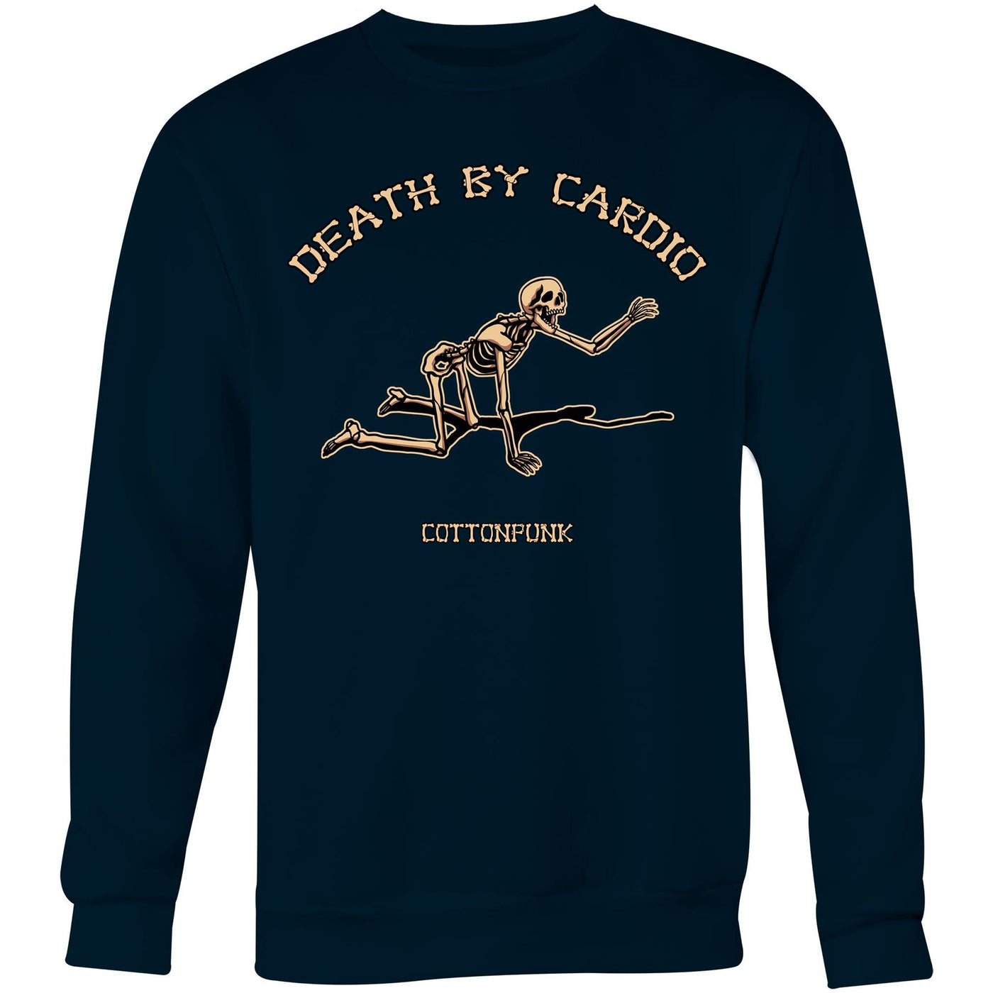 DEATH BY CARDIO - Mens Sweatshirt - FRONT PRINT