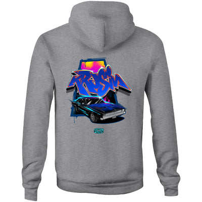 KRUSIN 2 - Mens Pocket Hoodie - BACK PRINT