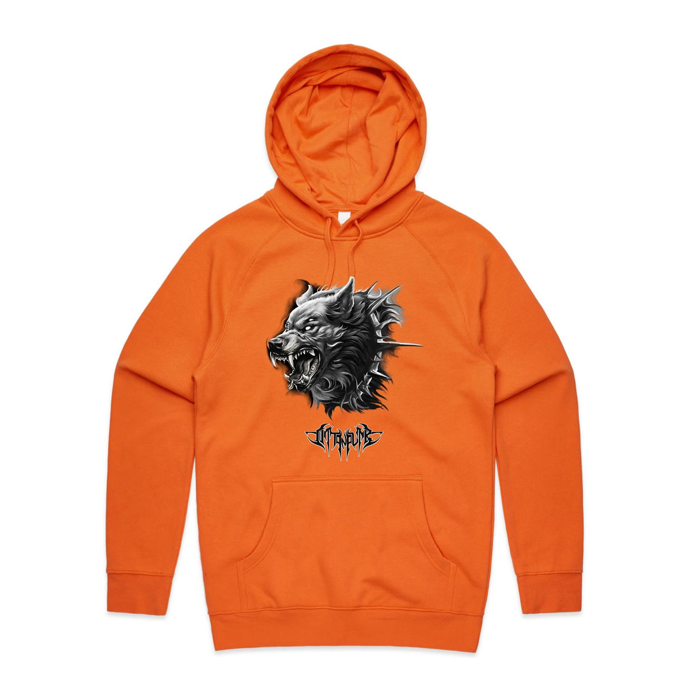 WEREWOLF - Mens Pocket Hoodie - FRONT PRINT