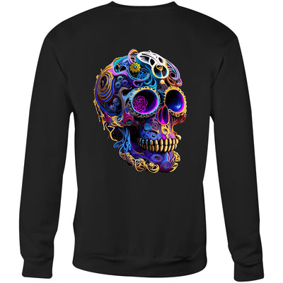 GEARS OF TIME - Mens Sweatshirt - BACK PRINT