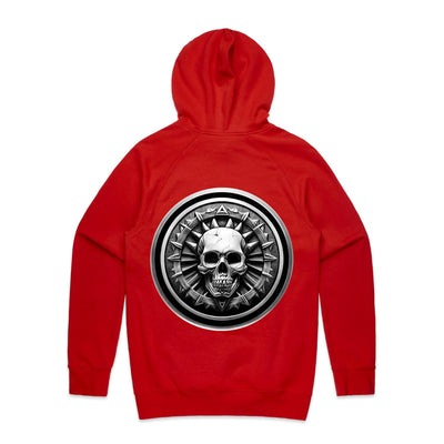 HEAVY METAL - Mens Pocket Hoodie - BACK PRINT