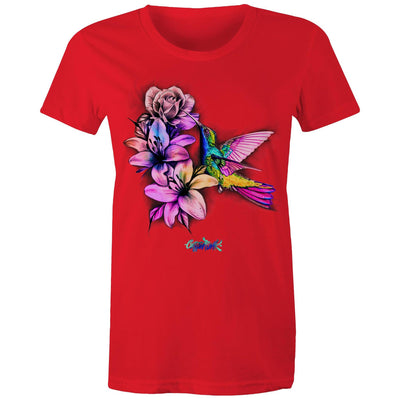 HUMMINGBIRD - Womens T-Shirt - FRONT PRINT