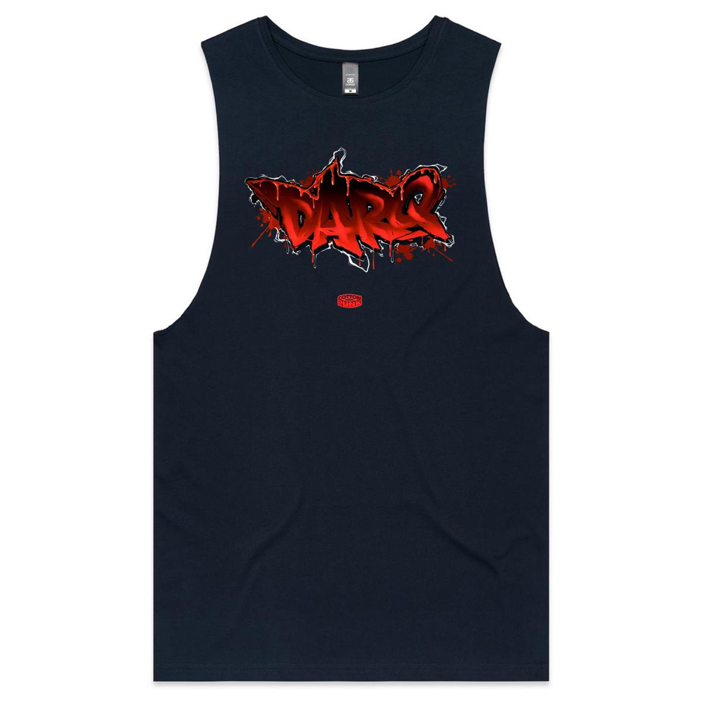 DARQ - Mens Sleeveless T-Shirt - FRONT PRINT