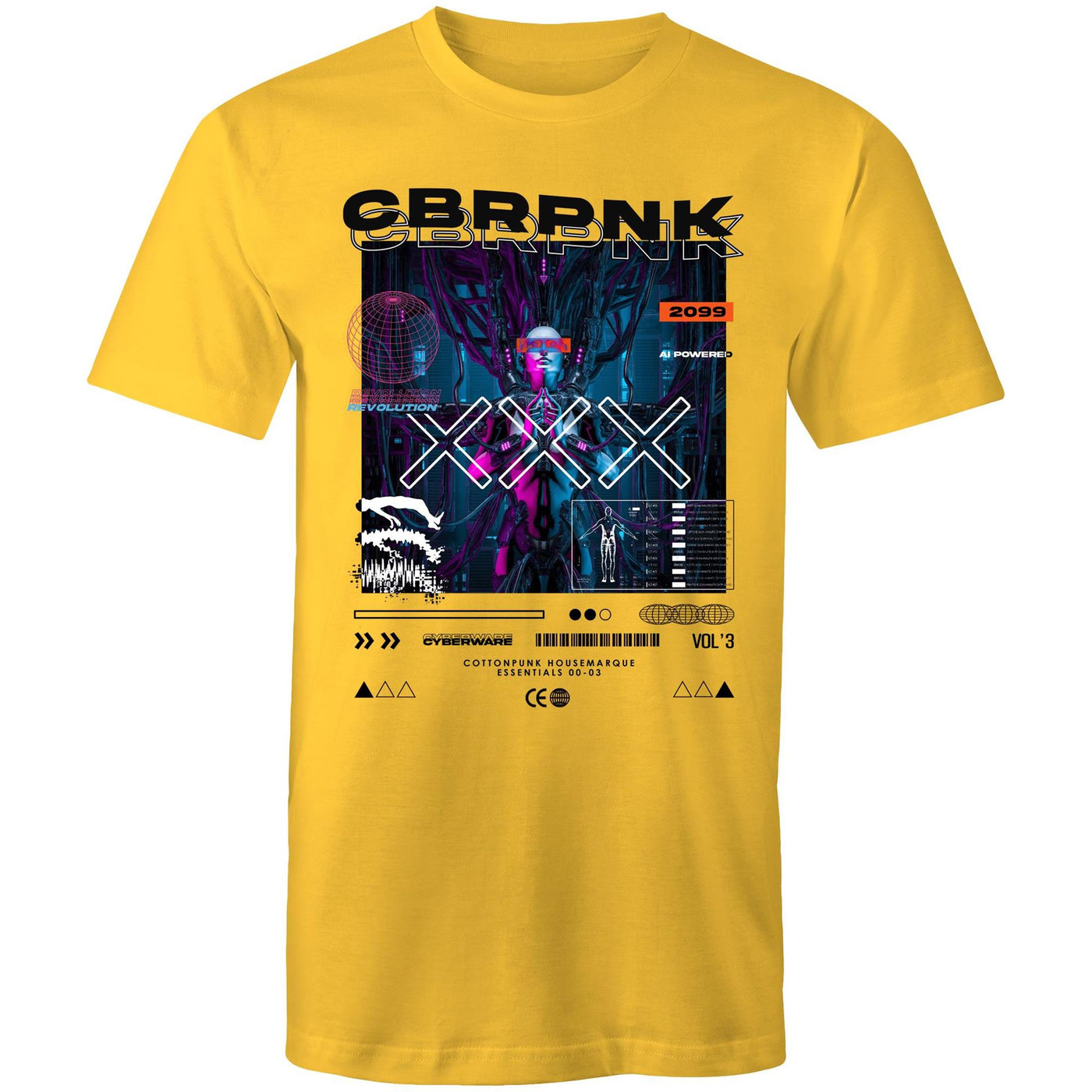 CBRPNK - Mens T-Shirt - FRONT PRINT